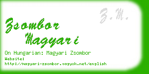 zsombor magyari business card